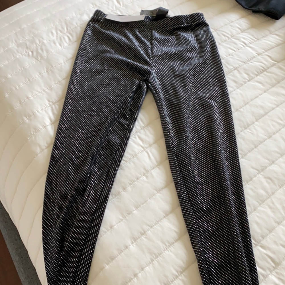 Zara black sparkle leggings